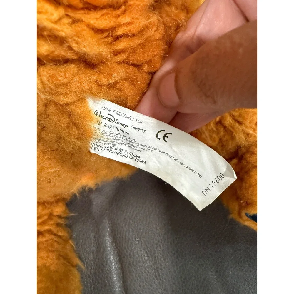Vintage Bear in the Big Blue House‎ Plush Disney Jim Henson Orange 17 Inch Toy